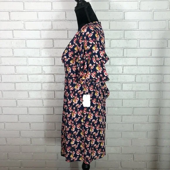 Betsey Johnson Women’s Navy Floral Romper - Picture 4 of 8